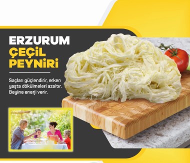 Erzurum Çeçil Peyniri, Çeçil Peynir, Fırat Çiftliği Çeçil Peyniri